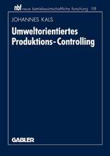 Umweltorientiertes Produktions-Controlling