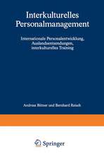 Interkulturelles Personalmanagement: Internationale Personalentwicklung, Auslandsentsendungen, interkulturelles Training