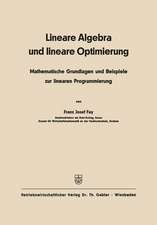 Lineare Algebra und lineare Optimierung