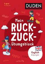 Mein Ruckzuck-Übungsblock Englisch 1. Lernjahr