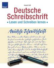 Deutsche Schreibschrift. Übungsbuch