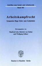 Arbeitskampfrecht