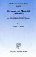 Hermann von Mangoldt (1895 - 1953)