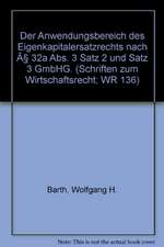 Der Anwendungsbereich des Eigenkapitalersatzrechts nach § 32a Abs. 3 Satz 2 und Satz 3 GmbHG.