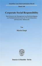 Corporate Social Responsibility