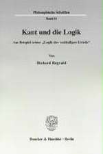 Kant und die Logik