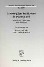 Montesquieu-Traditionen in Deutschland