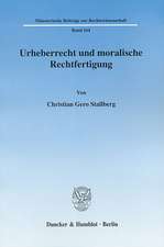 Urheberrecht und moralische Rechtfertigung