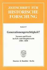 Generationengerechtigkeit?