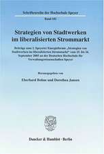 Strategien von Stadtwerken im liberalisierten Strommarkt.