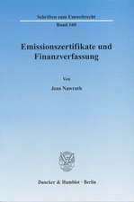 Emissionszertifikate und Finanzverfassung.