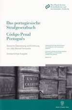 Das portugiesische Strafgesetzbuch / Código Penal Português