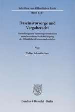 Daseinsvorsorge und Vergaberecht