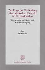 Zur Frage der Neubildung einer deutschen Identität im 21. Jahrhundert