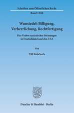 Wunsiedel: Billigung, Verherrlichung, Rechtfertigung