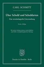 Über Schuld und Schuldarten