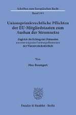 Unionsprimärrechtliche Pflichten der EU-Mitgliedstaaten zum Ausbau der Stromnetze.
