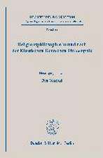 Religionsphilosophie in und nach der Klassischen Deutschen Philosophie.