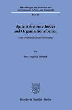 Agile Arbeitsmethoden und Organisationsformen