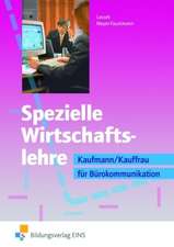 Spezielle Wirtschaftslehre