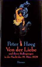 Von der Liebe und ihren Bedingungen in der Nacht des 19. März 1929