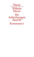 Aufzeichnungen 1768-1783. Kommentar zu Band 1