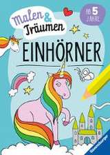 Ravensburger Einhörner - malen und träumen - 24 Ausmalbilder für Kinder ab 6 Jahren - Einhorn-Motive zum Entspannen