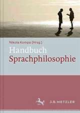 Handbuch Sprachphilosophie