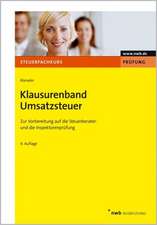 Klausurenband Umsatzsteuer