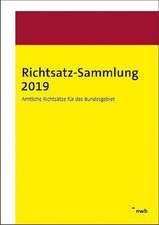 Richtsatz-Sammlung 2019