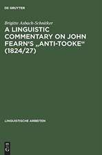 A linguistic commentary on John Fearn's 