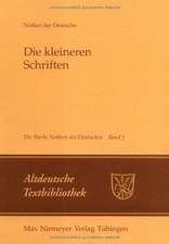 Die kleineren Schriften