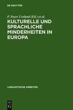 Kulturelle und sprachliche Minderheiten in Europa: Aspekte der europäischen Ethnolinguistik und Ethnopolitik ; Akten des 4. Symposions über Sprachkontakt in Europa, Mannheim 1980