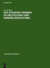 Die starken Verben im Deutschen und Niederländischen: Diachrone Morphologie