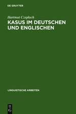 Kasus im Deutschen und Englischen