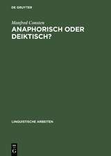 Anaphorisch oder deiktisch?: Zu einem integrativen Modell domänengebundener Referenz