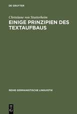 Einige Prinzipien des Textaufbaus: Empirische Untersuchungen zur Produktion mündlicher Texte