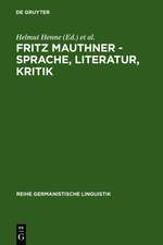 Fritz Mauthner - Sprache, Literatur, Kritik: Festakt und Symposion zu seinem 150. Geburtstag