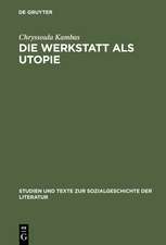 Die Werkstatt als Utopie: Lu Märtens literarische Arbeit und Formästhetik seit 1900