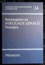 Reimregister zu Nikolaus Lenaus Versepen