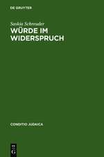 Würde im Widerspruch: Jüdische Erzählliteratur im nationalsozialistischen Deutschland 1933--1938