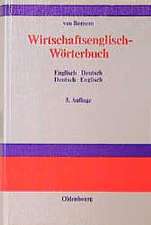 Wirtschaftsenglisch-Wörterbuch: Englisch-Deutsch · Deutsch-Englisch