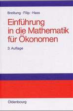 Einführung in die Mathematik für Ökonomen