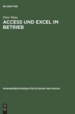 Access und Excel im Betrieb