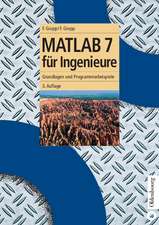 MATLAB 7 für Ingenieure: Grundlagen und Programmierbeispiele