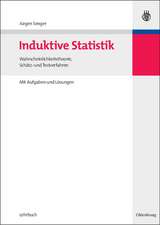 Induktive Statistik: Wahrscheinlichkeitstheorie, Schätz- und Testverfahren