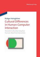 Cultural Differences in Human-Computer Interaction: Towards Culturally Adaptive Human-Machine Interaction