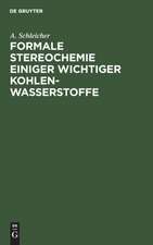 Formale Stereochemie einiger wichtiger Kohlenwasserstoffe