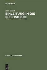 Einleitung in die Philosophie