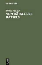 Vom Rätsel des Rätsels